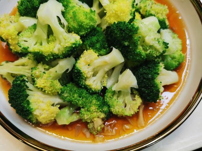 Blanched Broccoli with Delicate Flavor