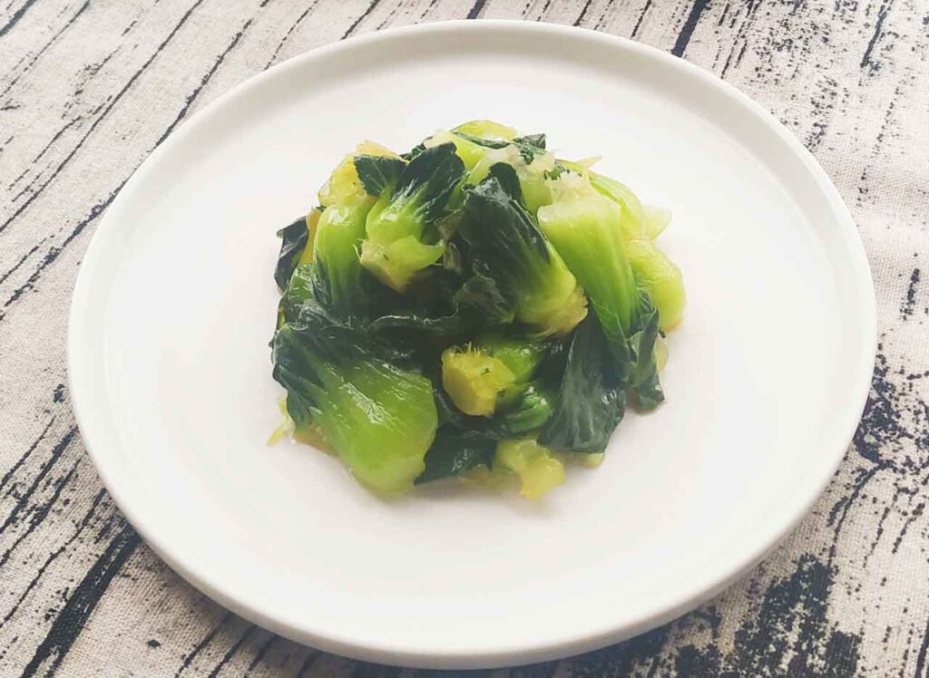 Coconut-Flavored Bok Choy