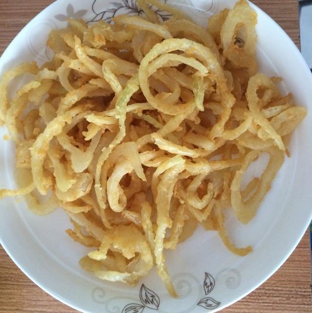 Fried onion rings