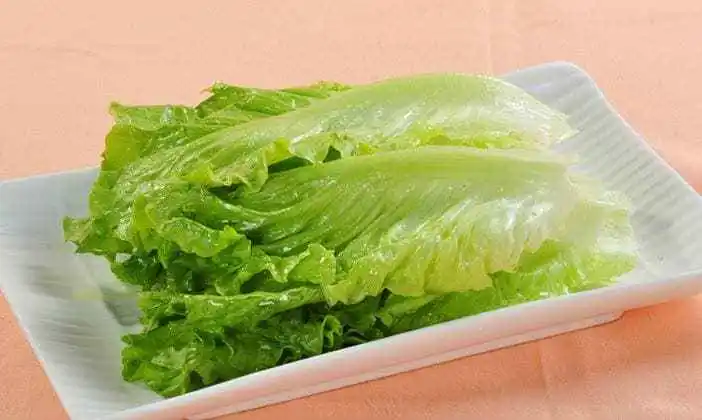 Lettuce in a plate