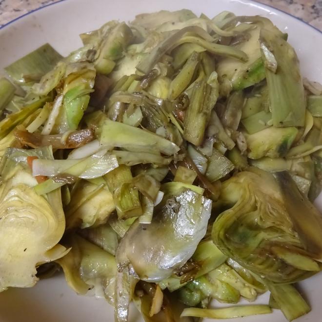 Stir fried Artichoke