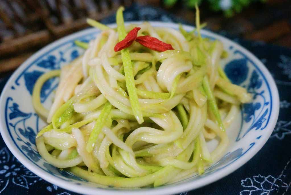  Zucchini Salad with Sesame paste