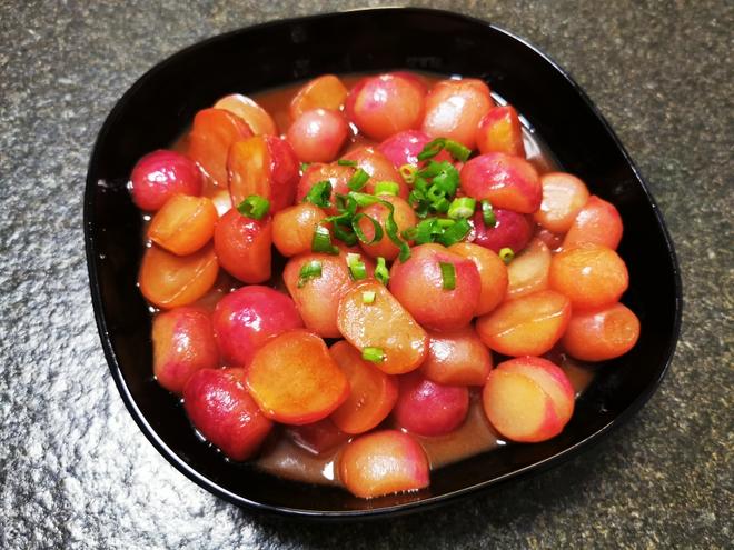 Braised Cherry Radishes