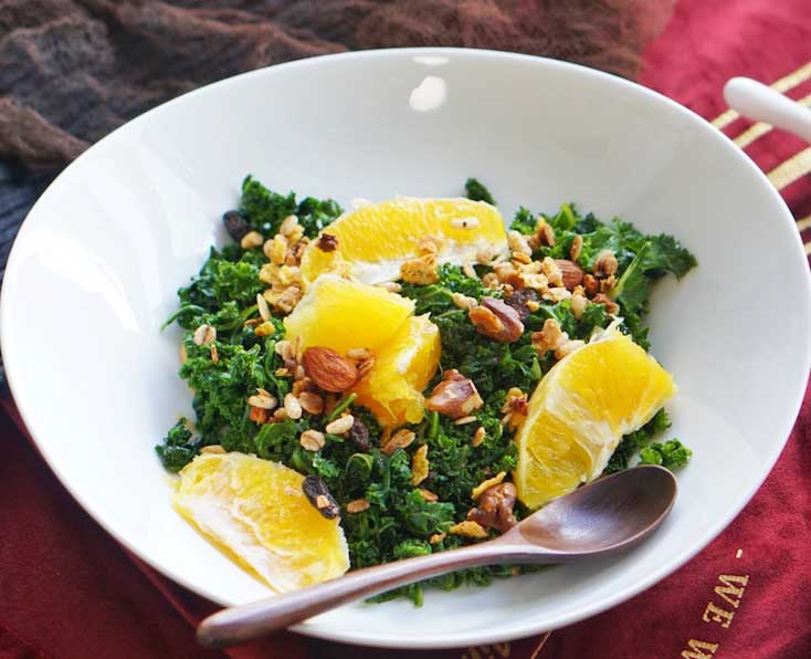 Orange Kale Salad