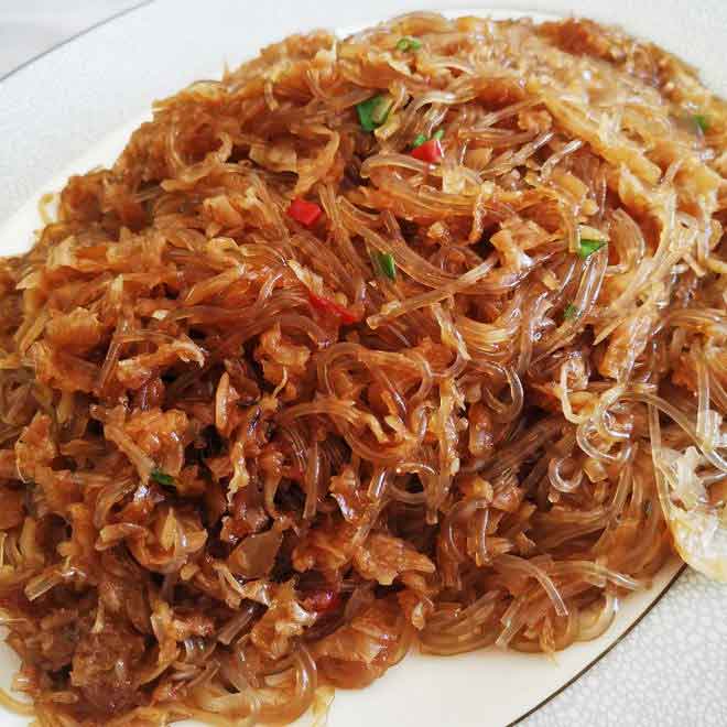 Sauerkraut Fried Rice Noodles