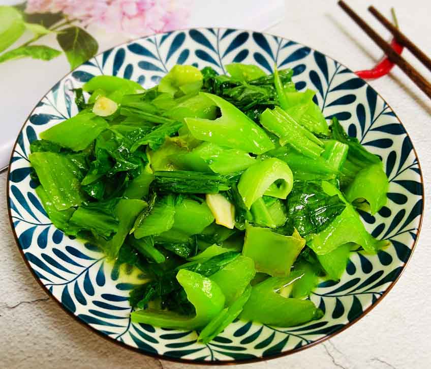 Stir-Fried-Mustard-Greens